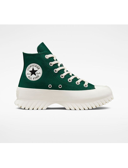 Кеды Converse Chuck Taylor All Star Lugged 2.0 Platform зеленые высокие A00850C