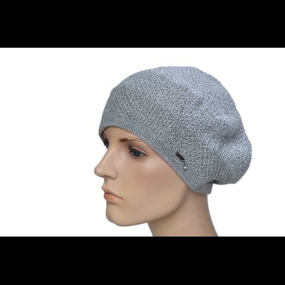 Берет Vizio S 1203 В белый с серым