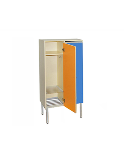 ШКАФ ДЕТСКИЙ ШР-2 (ЛДСП) НА МЕТАЛЛОКАРКАСЕ С РЕШЕТКОЙ