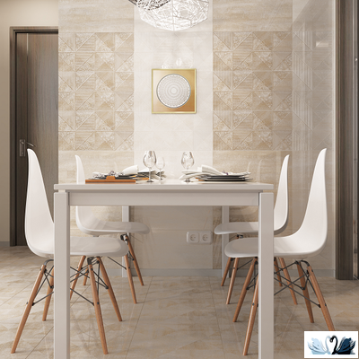 Плитка настенная Belani Астерия Декор 1 светло-бежевый 30 х 60 см Береза керамика