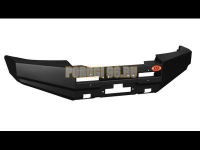 Передний силовой бампер серии Туризм без дуг на Suzuki Jimny III 2005-2012 (02.156.01)