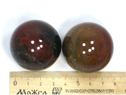 Шар Гелиотроп в ассортименте, Индия (40 мм, 86 г) №20816