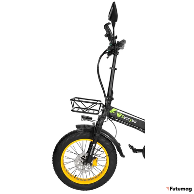 Электровелосипед SYCCYBA H1 (F10) DUAL 20AH желтый