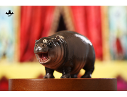 Бегемотик Му Денг - Коллекционная фигурка 1/6 Baby Hippo Figurine (JXK256) - JXK