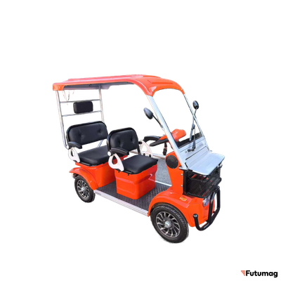 Гольфкар GreenCamel Сонора A3 ECO (3 seats 1000W R8) оранжевый