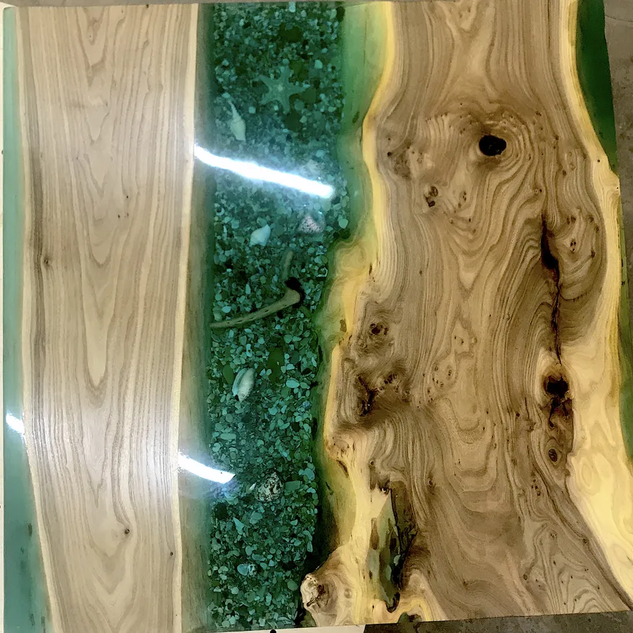 Стол-река для ресторана "Club villas XXII carat", Дубаи, ОАЭ. Работа spilcenter.com