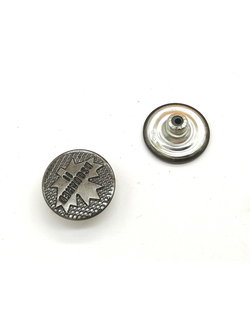 Пуговица джинс, 20 мм дизайн 16