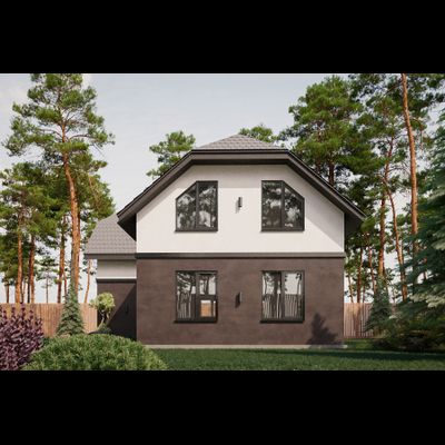 Двухэтажный дом с четырьмя спальнями 144м² (S21)