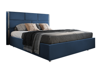 Кровать "Брикс" синего цвета