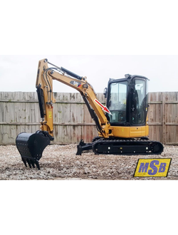 Стекло лобовое нижнее на Caterpillar 303.5 DCR