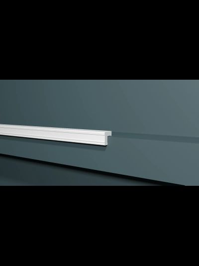 Угловой плинтус (уголок) Decor Dizain 116S A, ударопрочный, влагостойкий, под покраску, 2 метра