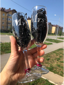 Парные фужеры "Mr & Mrs"