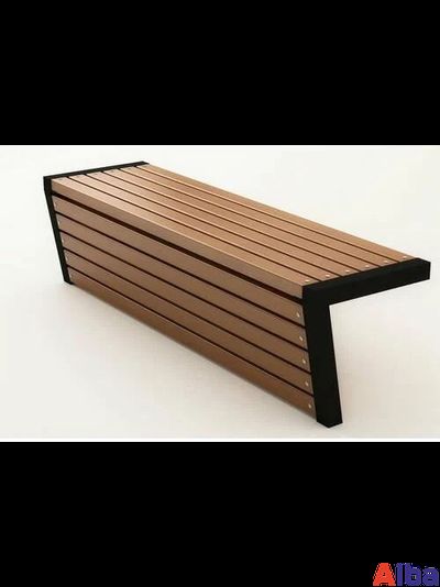 Уличная скамейка без спинки Консоль