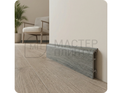 Плинтус с кабель-каналом Comfort Classic 80 80х16х2200 мм. Дуб пепельный 401