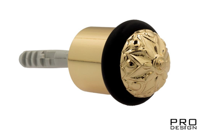 Упор дверной напольный Fratelli Cattini F4 OLV полированная латунь