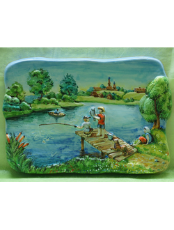 Рыбалка (панно)