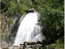 Купить греющую картину с фото водопад 2