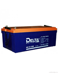 Аккумулятор Delta GX 12-230 (Cвинцово-кислотный 12V 230Ah)
