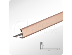 Заказать L-профиль 12.5 мм из нержавеющей стали NEEXY PVS93-15 RG Розовый зеркальный