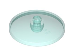 Dish 4 x 4 Inverted Radar with Open Stud, Trans-Light Blue (35394 / 6252265 / 6503215)