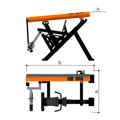 Уличный тренажер "Разгибание ног" Romana 211.01.00