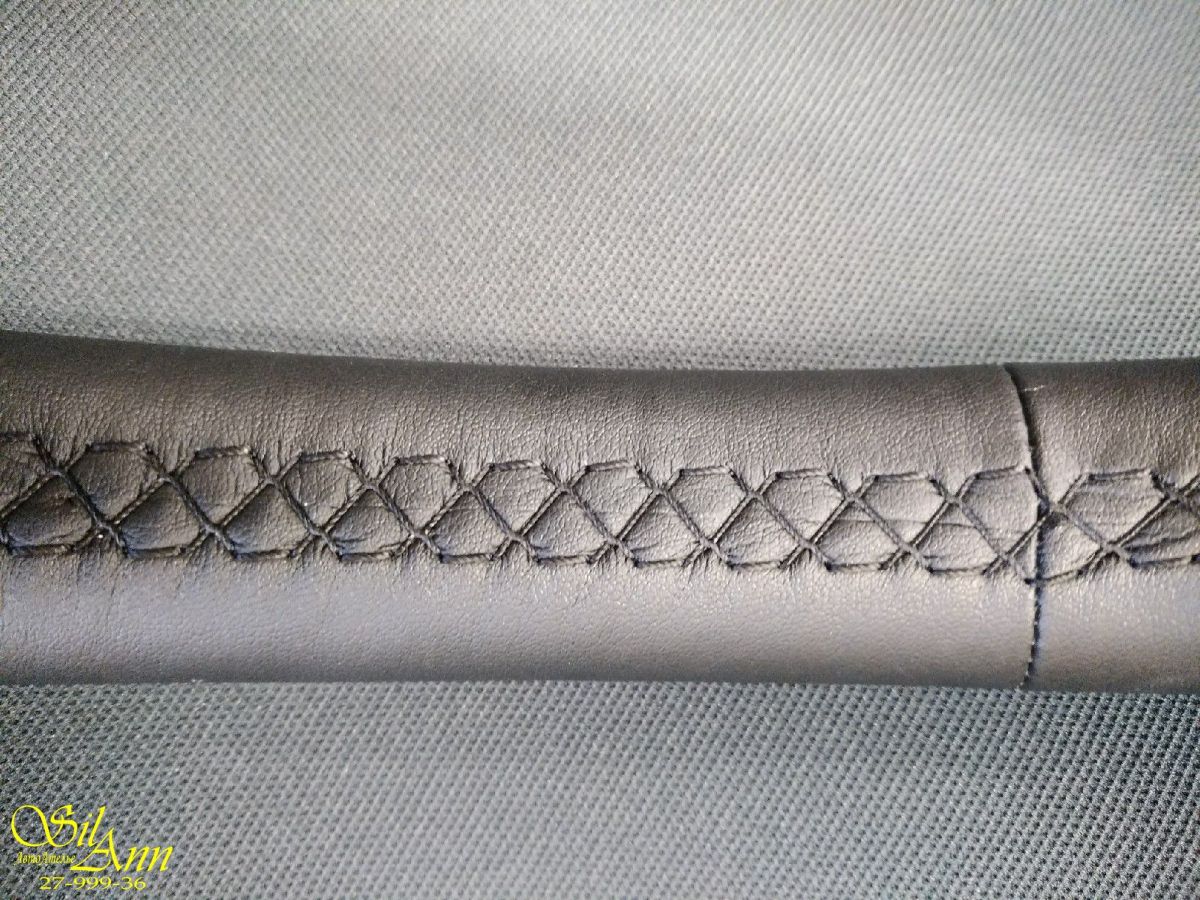 Шов для перетяжки руля схема