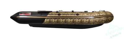 Лодка ПВХ Мастер Лодок Таймень NX3800НДНД Pro Камуфляж камыш / Чёрный