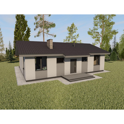 Одноэтажный дом с тремя спальнями 99м² (S87)