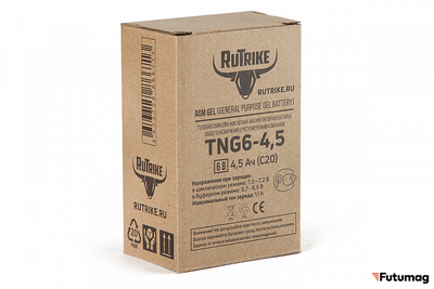 Аккумуляторная батарея RuTrike TNG6-4,5 (6V4,5A/H C20)