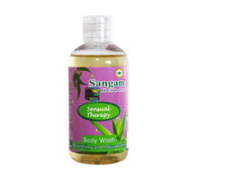 Гель для душа с Алоэ "Чувственная терапия" (Sensual Therapy) Sangam Herbals, 200 мл