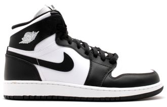 Nike Air Jordan Retro 1 Mid Black White High Og Черные