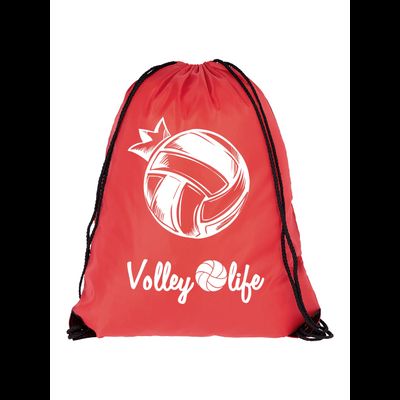 РЮКЗАК КРАСНЫЙ  &quot;МЯЧ РИСОВАННЫЙ&quot;