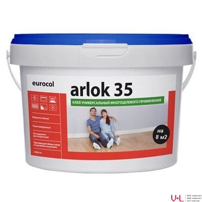 Клей универсальный для ПВХ покрытий Arlok 35, 1,3  кг.