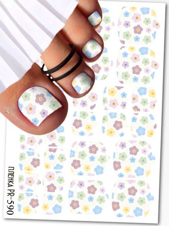 Пленки для педикюра 9,5*13,5 см PR-590