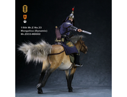 Монгольский конь (Лошадь) в динамичной позе - Коллекционная ФИГУРКА 1/6 scale animal model No.33:Mongolica (dynamic posture) (Mr.Z033-MD002) - Mr.Z