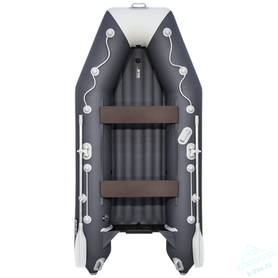 Лодка ПВХ Мастер Лодок Аква НДНД 3200 Графит / Св.Серый