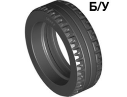 ! Б/У - Tire 43.2 x 14 Solid, Black (30699 / 6182551) - Б/У