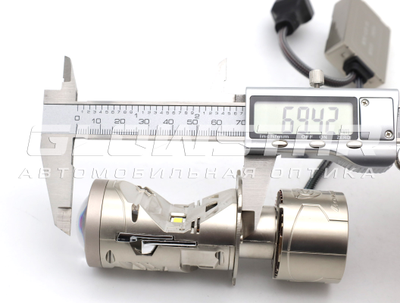 Билед модули Aozoom Mini-Led H4 New 2025 мини линзы, 6000K, 12V, 50/80W