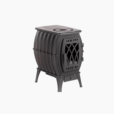 Печь отопительно-варочная Бахта черная до 180 м3