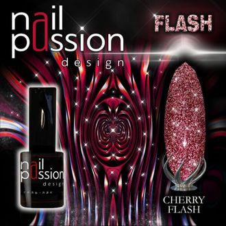 Nail Passion светоотражающий гель-лак 2312 cherry flash