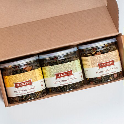 Подарочный набор чая №7 (3 чая улун)