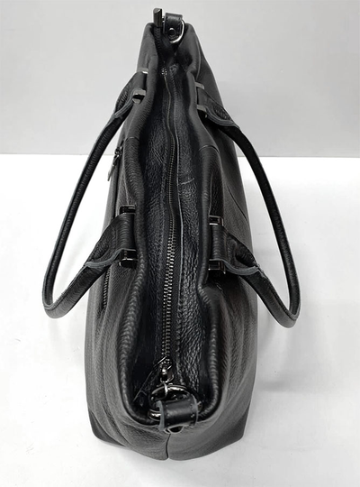 (АРТИКУЛ: 9976/0) СУМКА ЖЕНСКАЯ, СРЕДНЕГО РАЗМЕРА, НАТУРАЛЬНАЯ КОЖА, БЕЖЕВО-СЕРАЯ, С ПЛЕЧЕВЫМ РЕМНЕМ