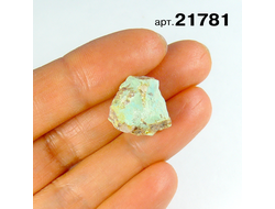 Бирюза натуральная (необработанная) Казахстан арт.21781: 3,3г - 16*15*11мм