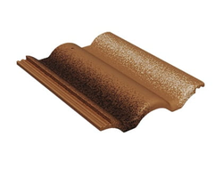 Цементно-песчаная черепица BRAAS Адриа Коричневый