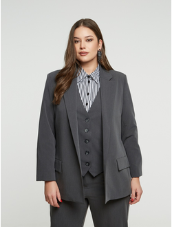 Жакет женский серый