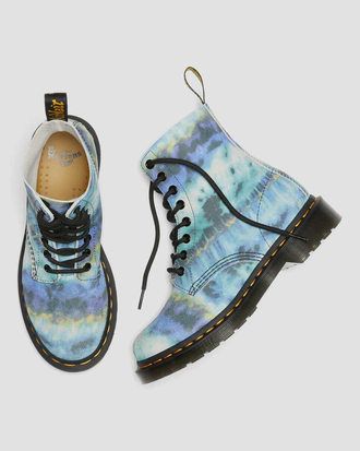 Dr Martens Pascal Tie Dye голубые