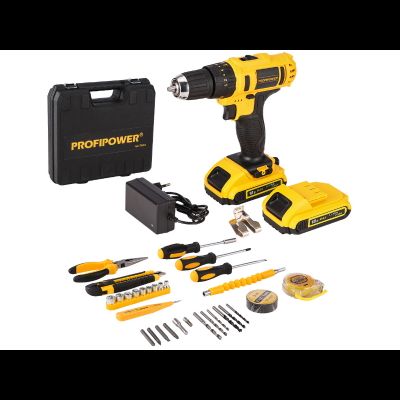 Аккумуляторная дрель-шуруповерт PROFIPOWER DW-18BT