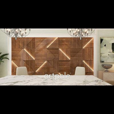 Гипсовая панель FIELDS platinum артикул D-0008-pl