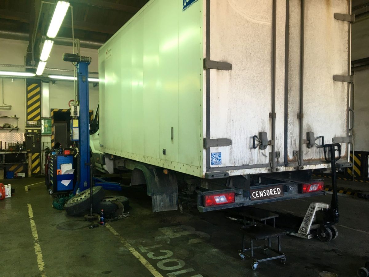 Замена заднего моста на ФОРД ТРАНЗИТ 2016