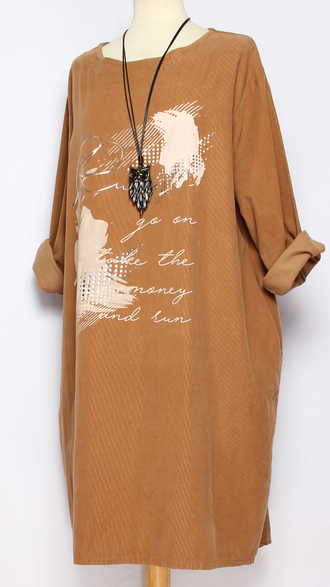 Платье  Бохо "Вельвет-тюльпан " принт до р.54